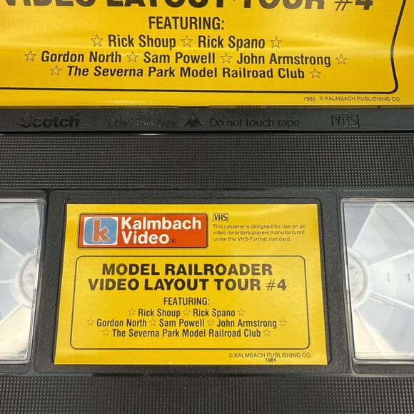 Kalmbach Video Model Railroader Video Layout Tour VHS #4 - Picture 6 of 6